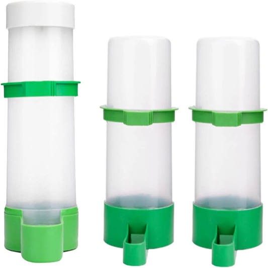 Bird Food & Water Dispenser Combo for Cage